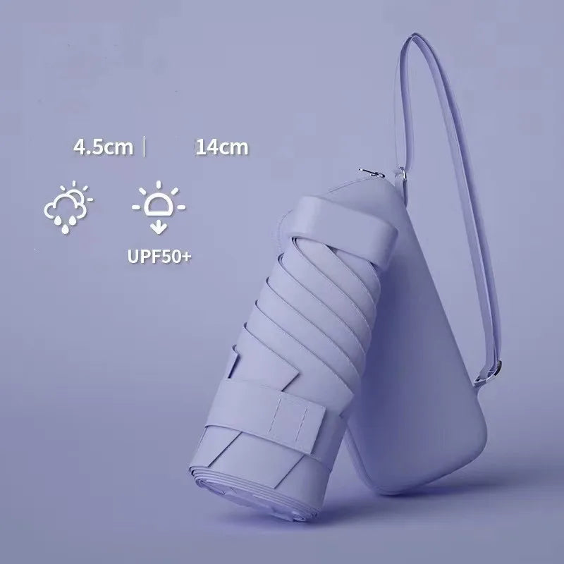 Portable Super Mini Pocket 5-Folding UV Protection Umbrella