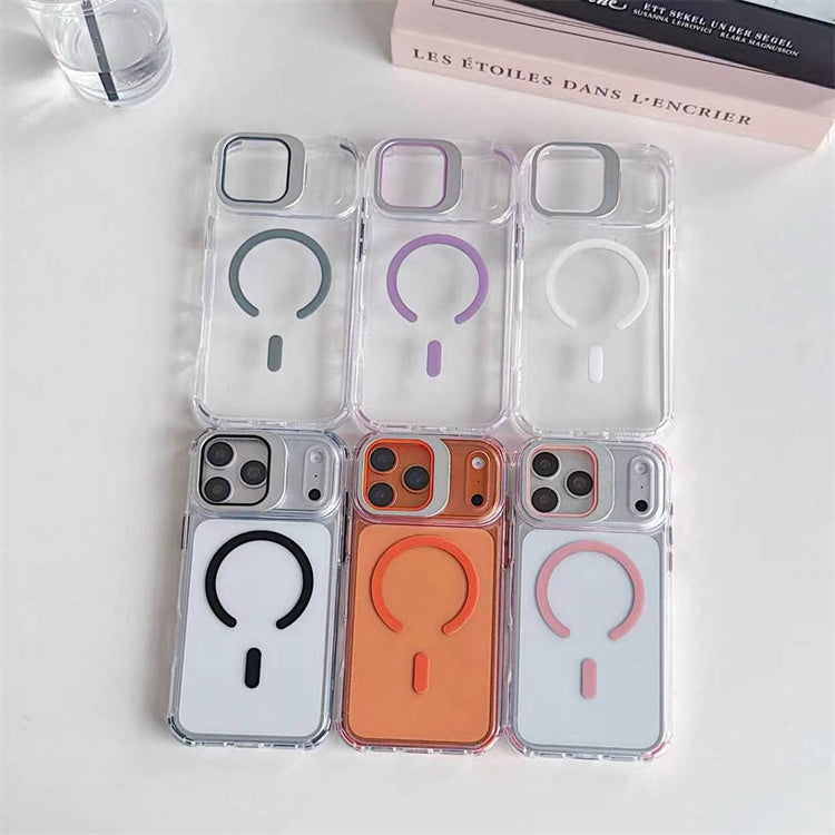Magnetic Transparent Phone Case for Apple iPhone