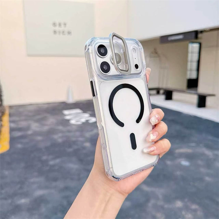 Magnetic Transparent Phone Case for Apple iPhone