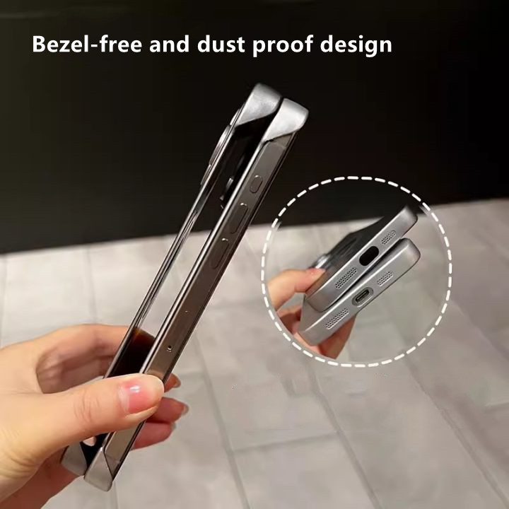 Magnetic Charging Phone Case Anti Scratch Protect Back Cover For iPhone - Image 4