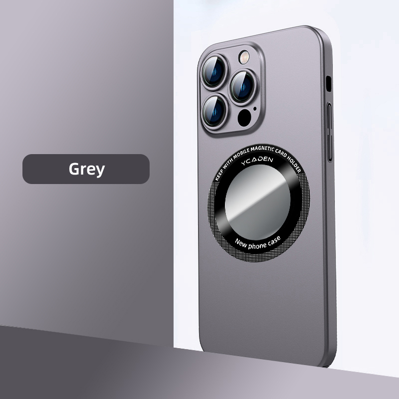 Luxury Camera Lens Glass Hard Magnetic Phone Cover for iPhone - Image 9
