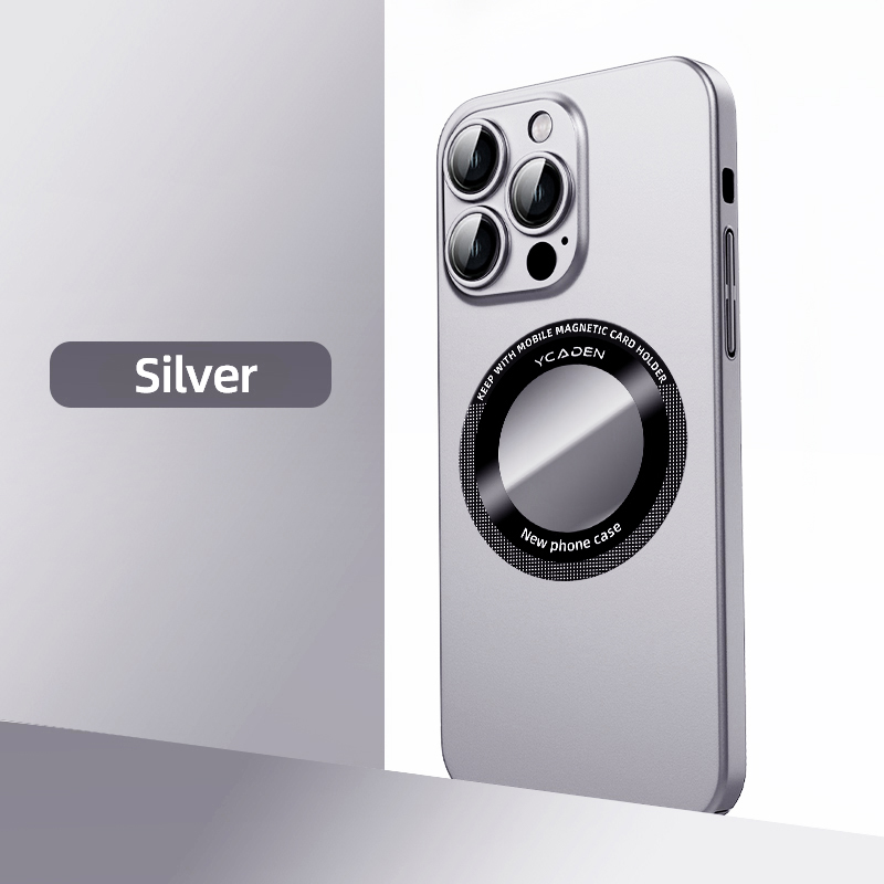 Luxury Camera Lens Glass Hard Magnetic Phone Cover for iPhone - Image 11