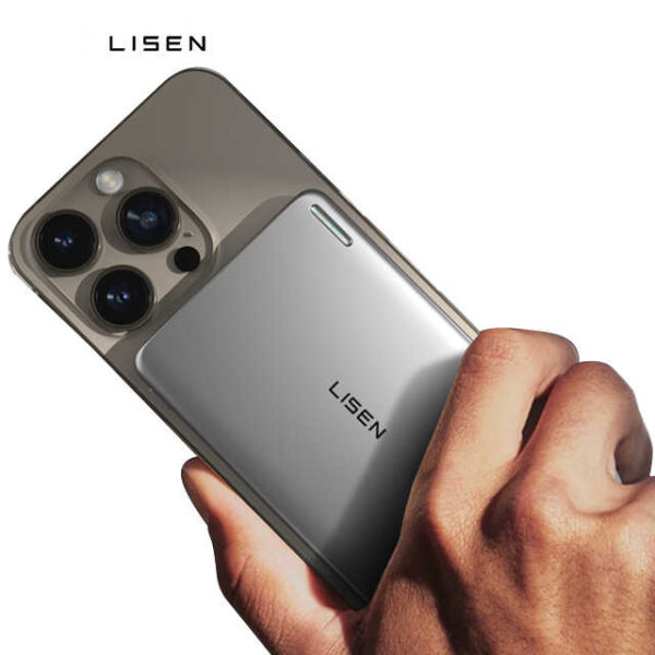 LISEN 20W Wireless Super Fast Charge Power Bank New Portable 5000MAH Charging Bank With Dual USB Ports LED Digital Display