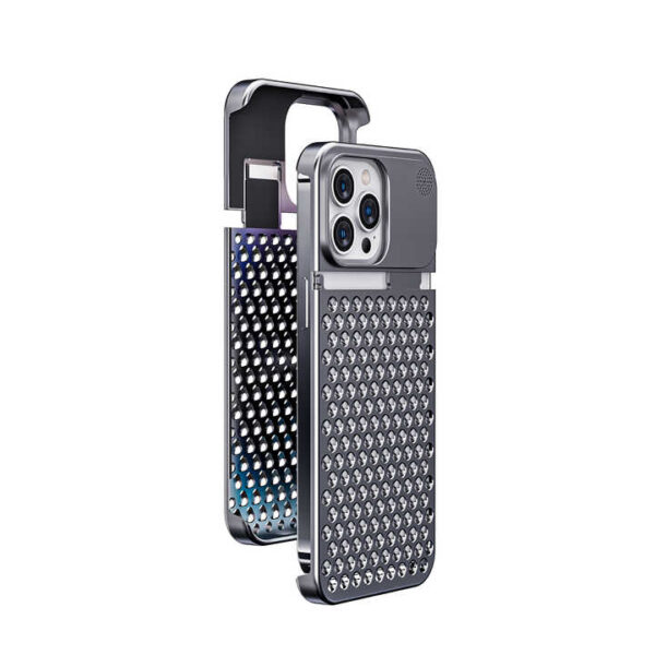 M1 Metal Anti-skidding Phone Case Fragrance Aluminium Alloy Fashion Shockproof Phone Cover for iPhone 13 14 Plus Pro Max
