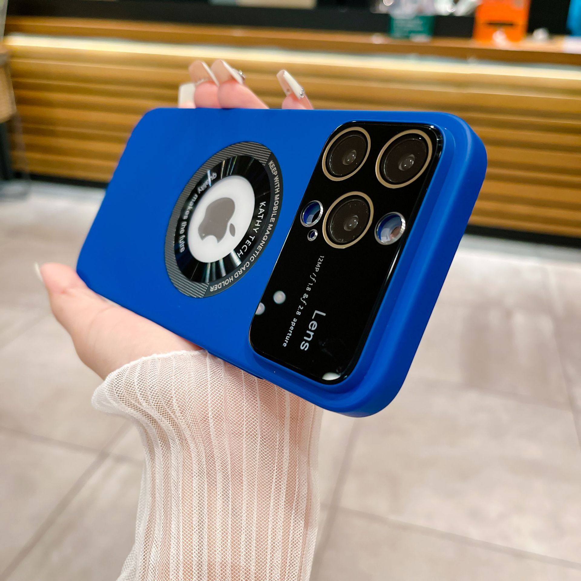 Oil injection large window shock-proof magnetic iPhone Case - Image 6