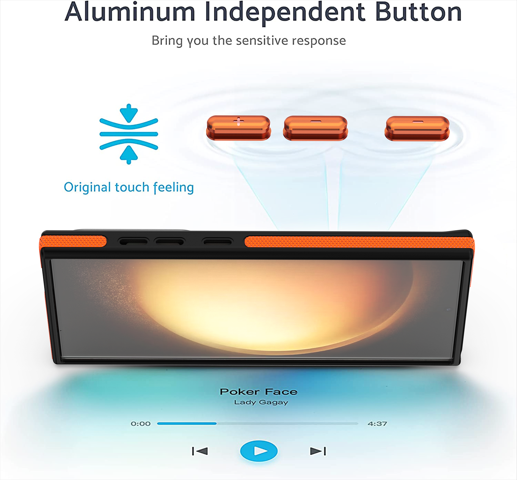 Magnetic Phone case for Samsung S24ultra S23plus S22fe S21 S20 Semi Transparent Skin Sensitive Shock-absorbing Protective case