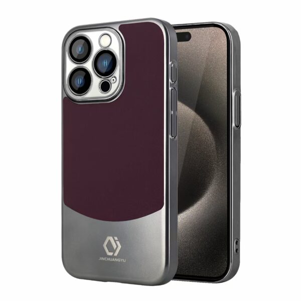 mobile phone cases New Samsung s22/s23/s24 Plated PC Full Pack Leather 24ultra Leather Fashion Protective Cover Manufacturer