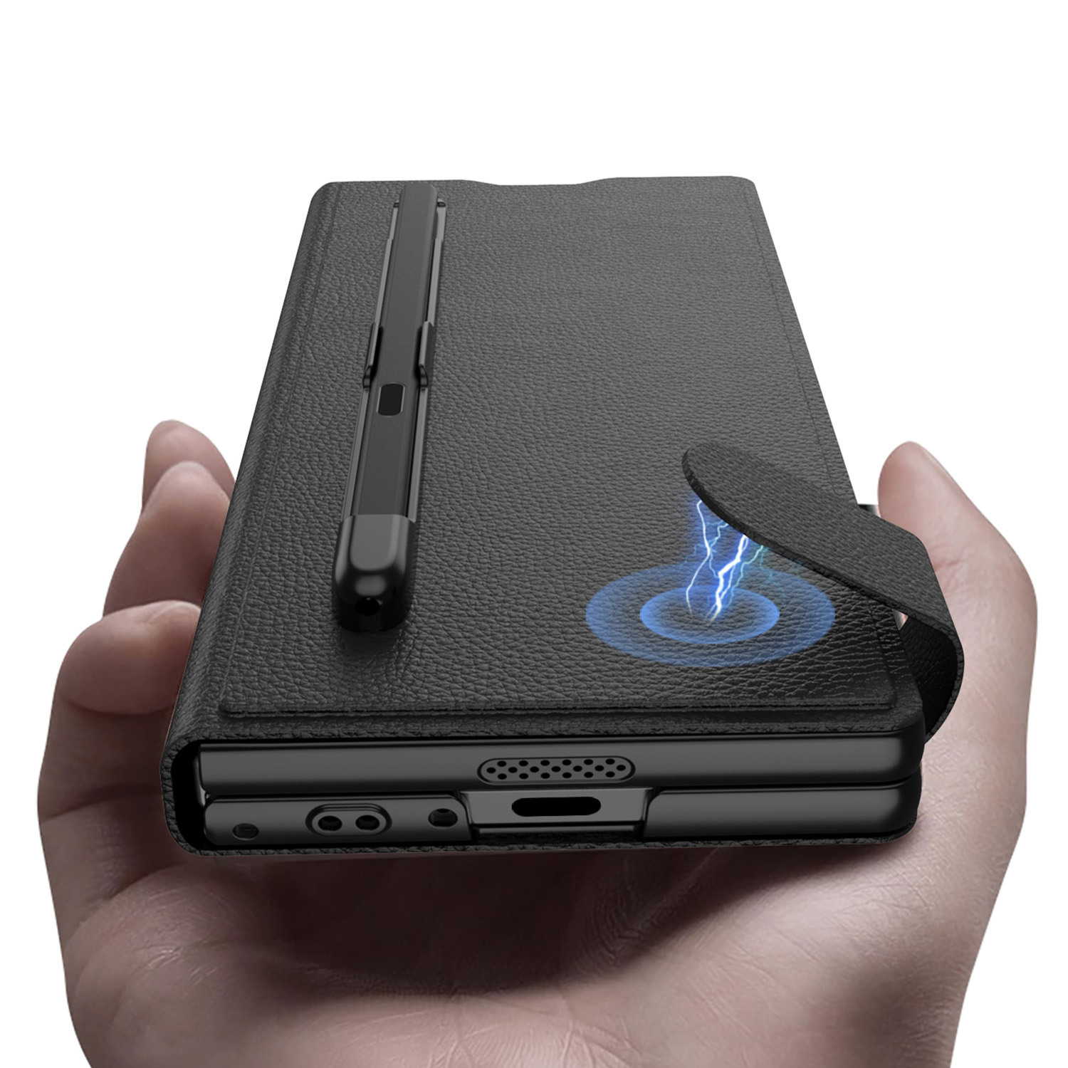 Caseme Flip Leather Case for Samsung Galaxy S24 Ultra S23 Fold 6 Fold 5 Kickstand Wallet Case for Samsung Z Fold 6 5 4 3