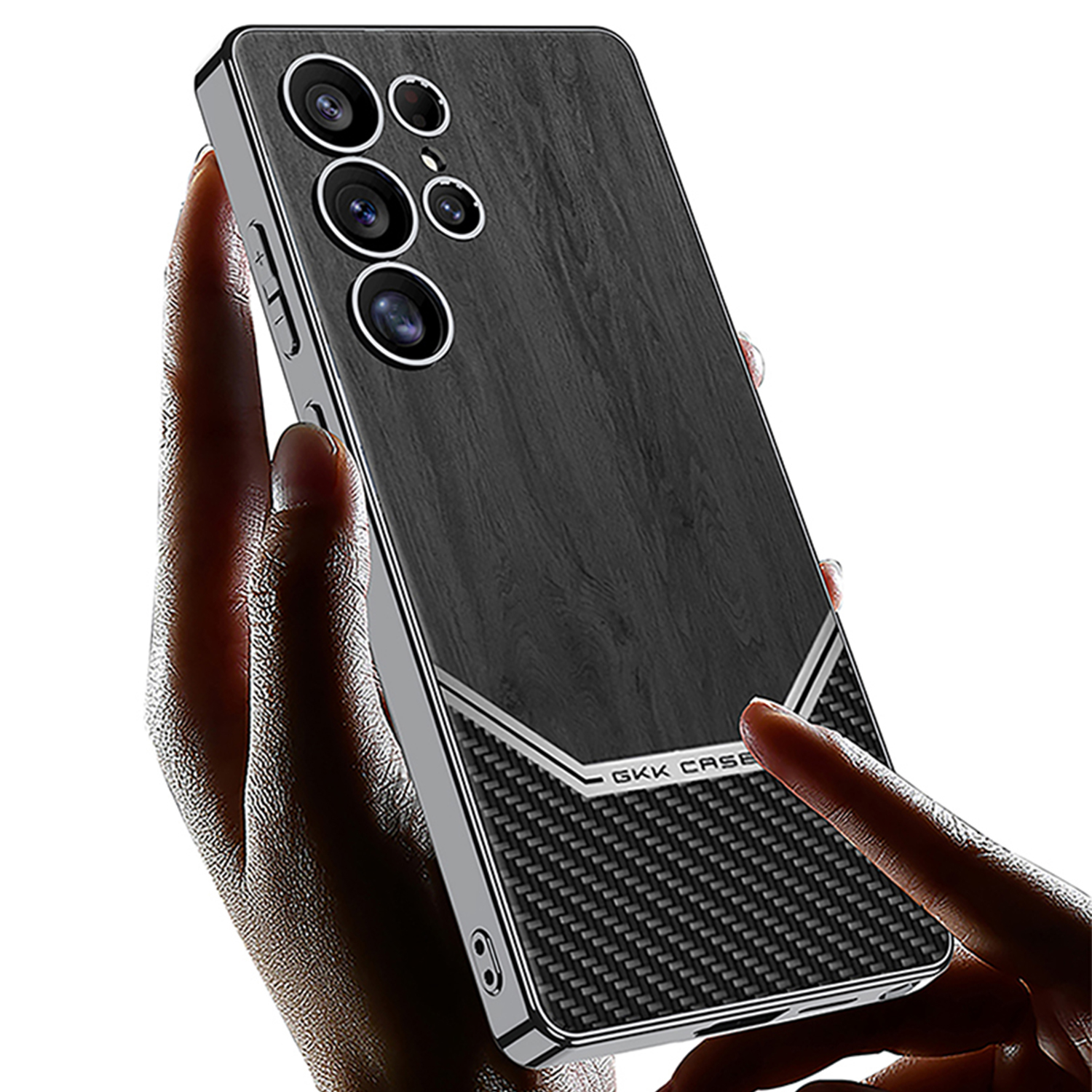 GKK New Wooden Design Phone case for S23ultra S24ultra S25ultra Good Quality and Anti- Fall Mobile Phone Cover