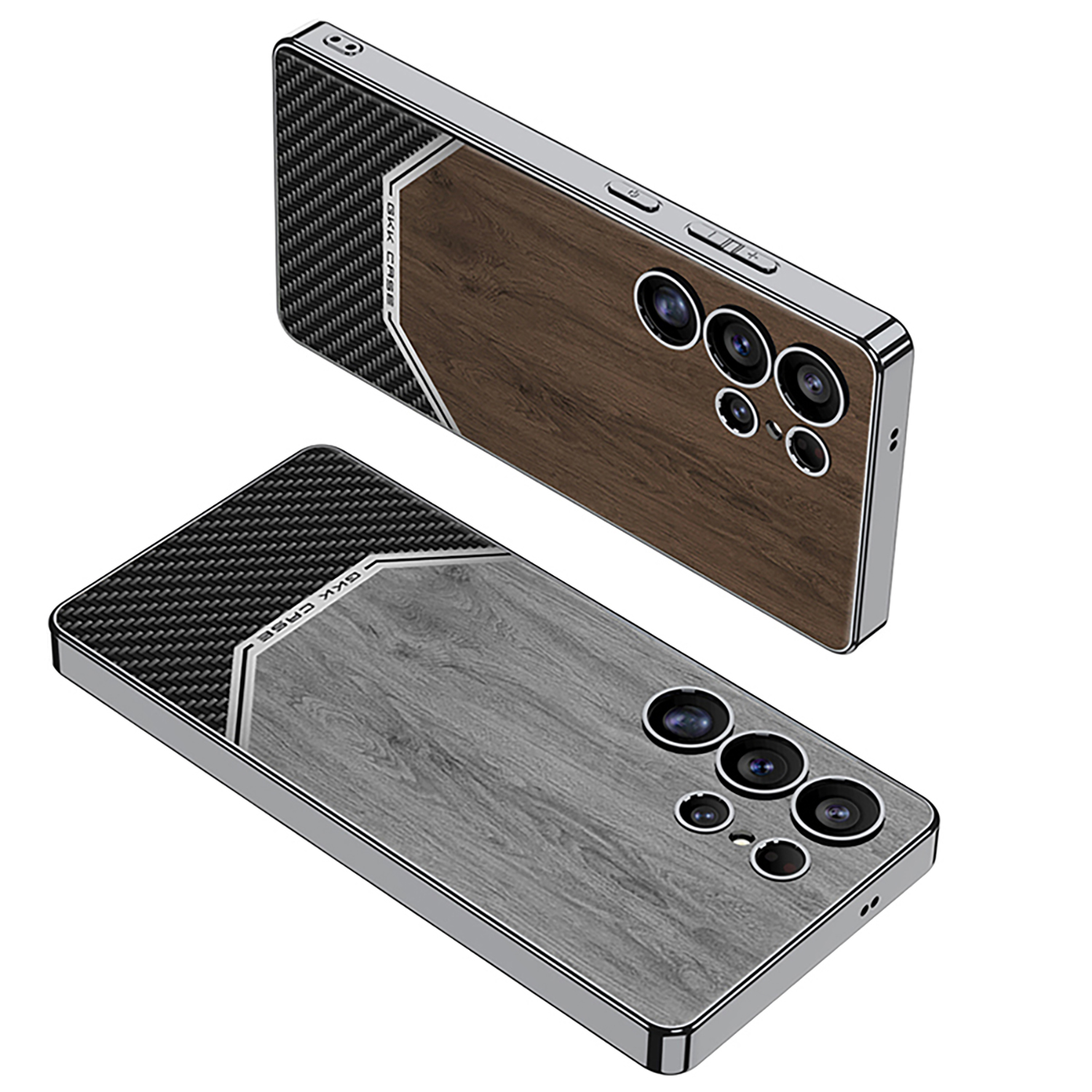 GKK New Wooden Design Phone case for S23ultra S24ultra S25ultra Good Quality and Anti- Fall Mobile Phone Cover