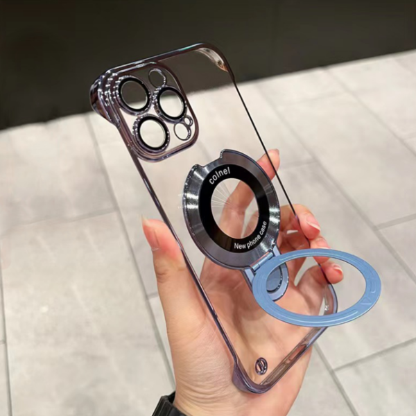 Hot Selling PC Magnetic Wireless Charging case for iPhone 16 15 14 Plus 13 12 11 Pro Max Drop Stand Protective Phone case