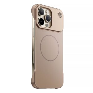 Luxury Frameless Magnetic Mobile Phone Case for iPhone 16 14 13 12 11 15 Pro Max 16 Plus With Aromatherapy Hard PC Back Cover