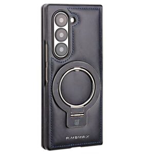 Leather Magnetic Phone case Ring Stand Anti-fall Phone Protector