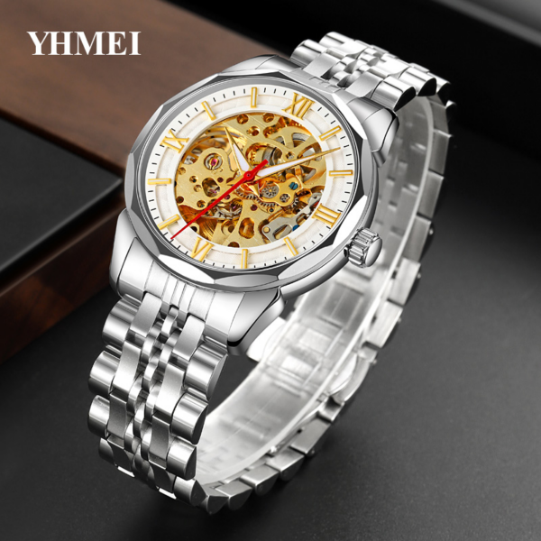 Custom Luxury Fashion Wrist Watch Stainless Steel Back Water Resistant Watch
